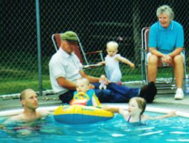 heated 80° outdoor pool